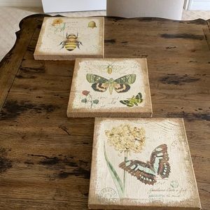 Beautiful art work for your home. Purchased each picture from Pier 1 for $20.